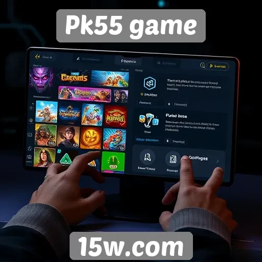 Análise da interface do Pk55 game para jogadores